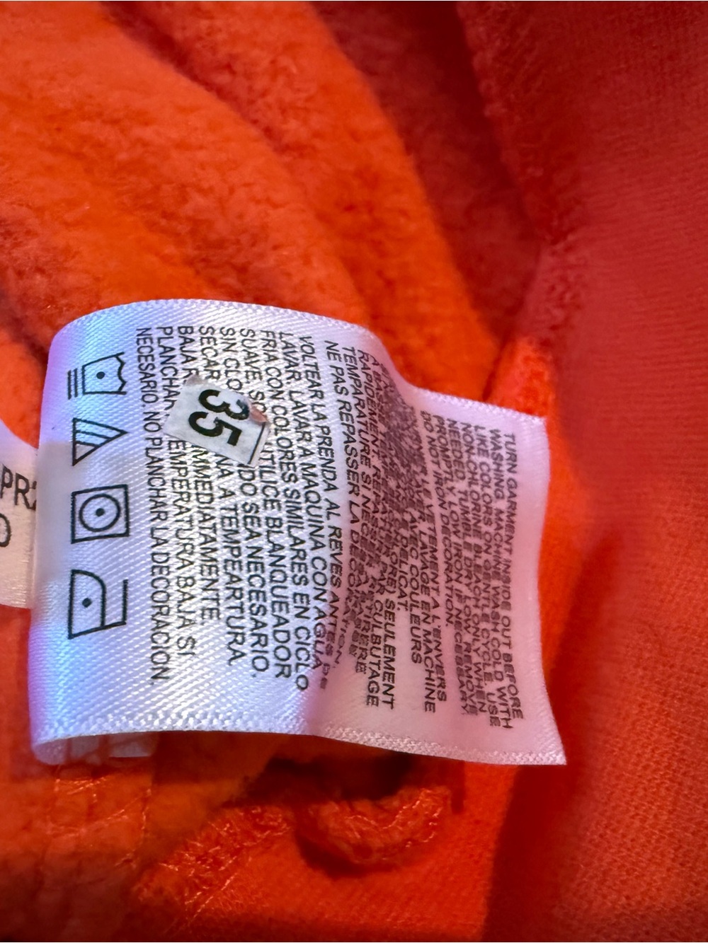 Champion Syracuse University Orange Crewneck Sweatshirt Men’s Size SMALL - Picture 7 of 11